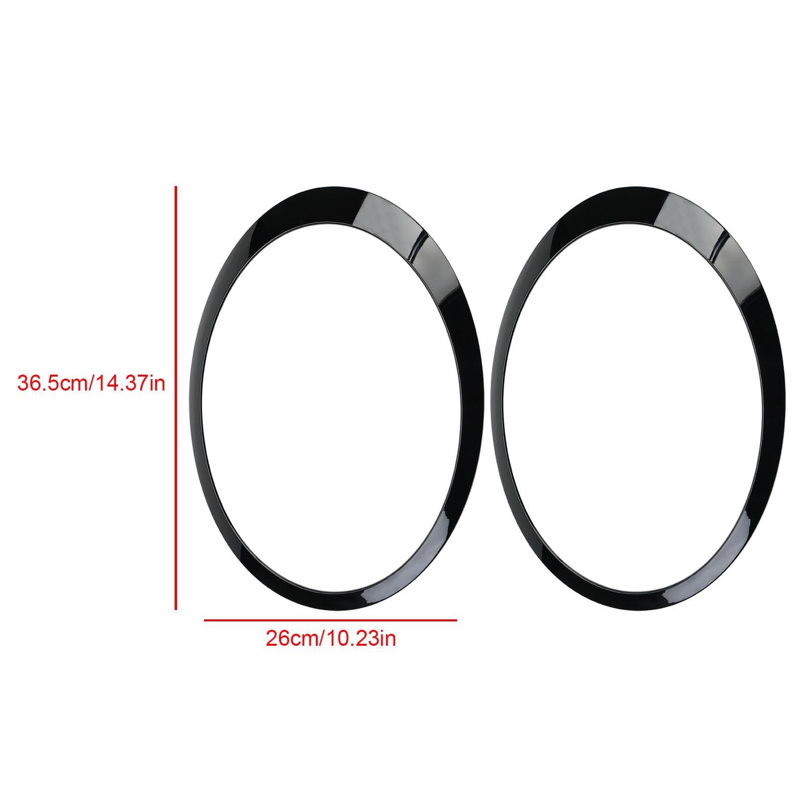 Anello decorativo per fari R55 R56 R57 R58 R59 Cooper 51137149905 51137149906 rivestimento per fari (lato sinistro e destro)