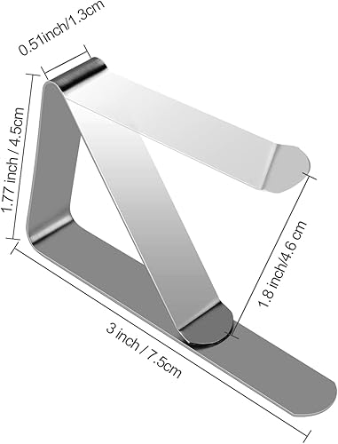 Miniatura 3 de 32 clips de mantel de picnic para mesas al aire libre, soportes de clip de mantel de alta calidad, clips gruesos para mesas de comedor, clip de