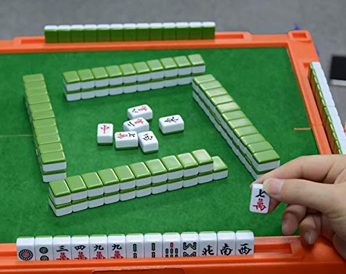Set Mini Mahjong Chino 144 Fichas Verde 30MM miniatura 6