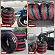 ROTKUSZ Reifentasche 4 Stück, Reifenabdeckung Reifentaschen 18-22 Zoll, Reifenaufbewahrung, Waterproof, Staubdicht, Abwaschbar, für Sauberer Transport und Lagerung (Durchmesser 80 cm)