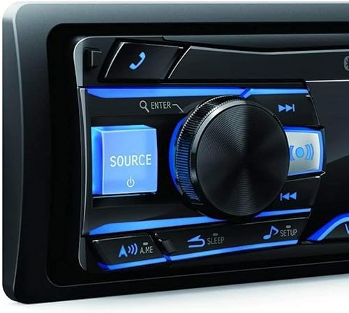 Alpine Ute-73Bt Bluetooth Car Stereo With 4 Kicker Cs Series 6.5 In. Speakers And Fast Rings Deluxe Car Audio Bundle. 1-Din No-Cd Digital Media Receiver Head Unit With 46Csc654 2-Way Coaxial Speakers #TOP2