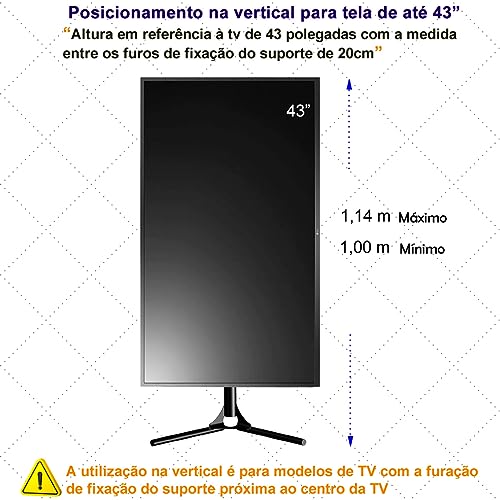 Base Para Tv De Mesa Pé para tv universal 26-55 pol