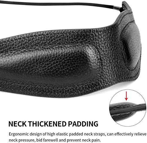 BestSounds-Premium-Saxophone-Strap-Genuine-Leather-Sax-Neck-Strap-with-Soft-Thick-Pad-for-Soprano-Tenor-Alto-Sax-and-Clarinets-Oboes-Black