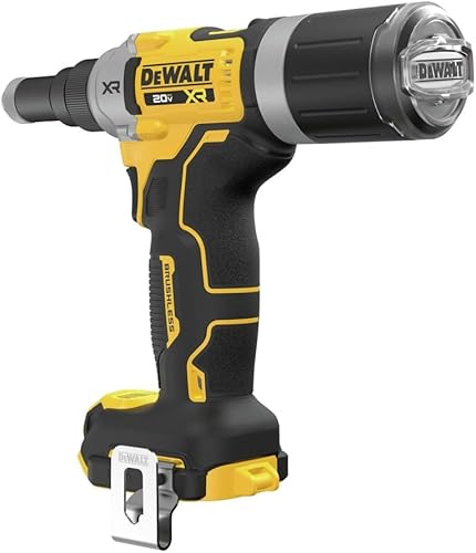 Miniatura 5 de DEWALT Herramienta de remache inalámbrica MAX XR de 20 V, 14 pulgadas, solo herramienta desnuda (DCF414B)
