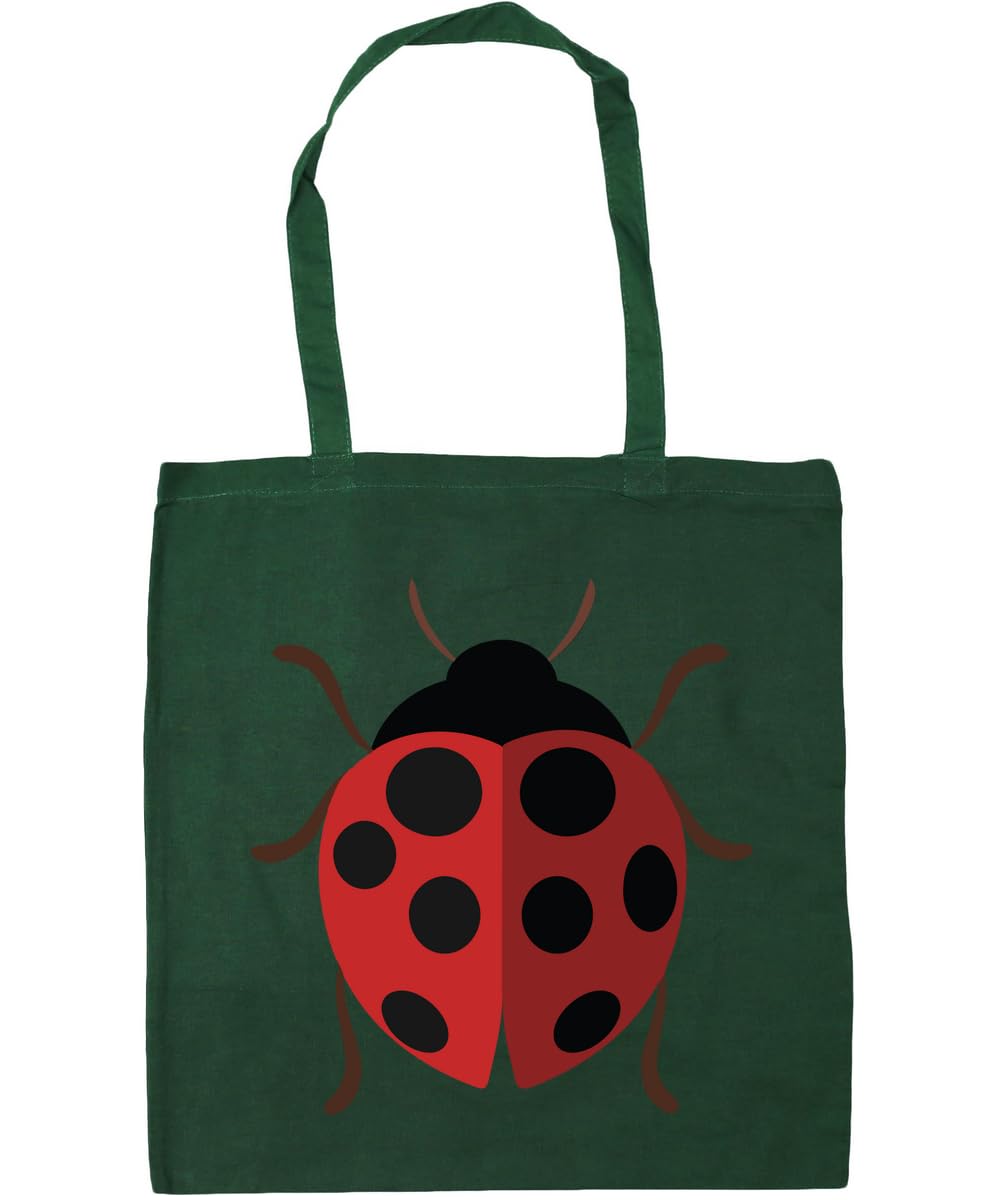 Hippowarehouse Ladybird Tote Shopping Gym Beach Bag 42cm x38cm, 10 litres