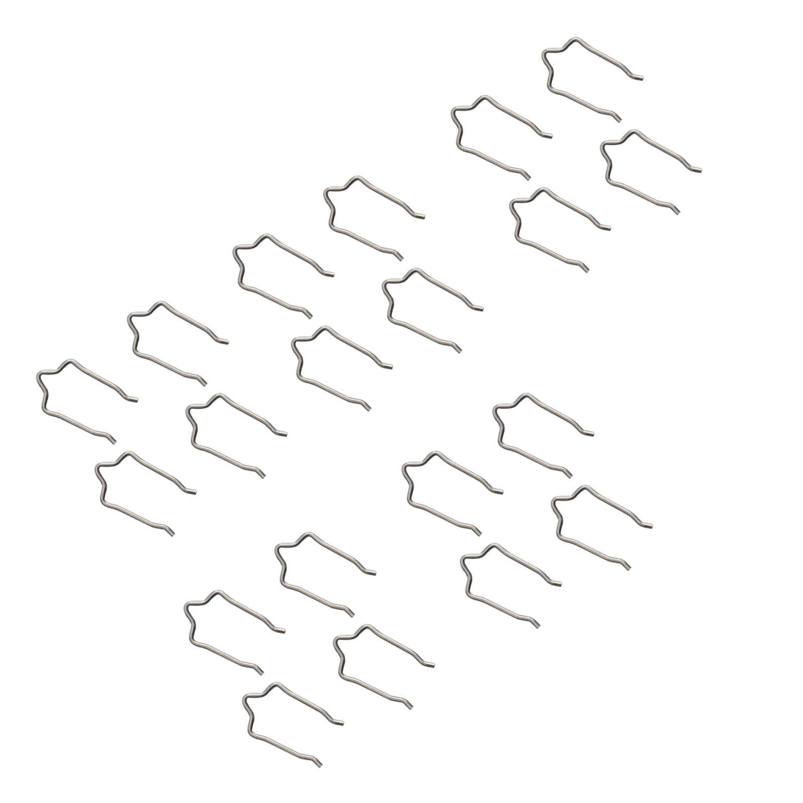 Kalttoy Multicolor 20Pcs Rustproof Metal Adapter Holder Clip Erosion Resistant Clip For Single Handle Tub Shower Cartridges Shower Gate Retaining Clamps