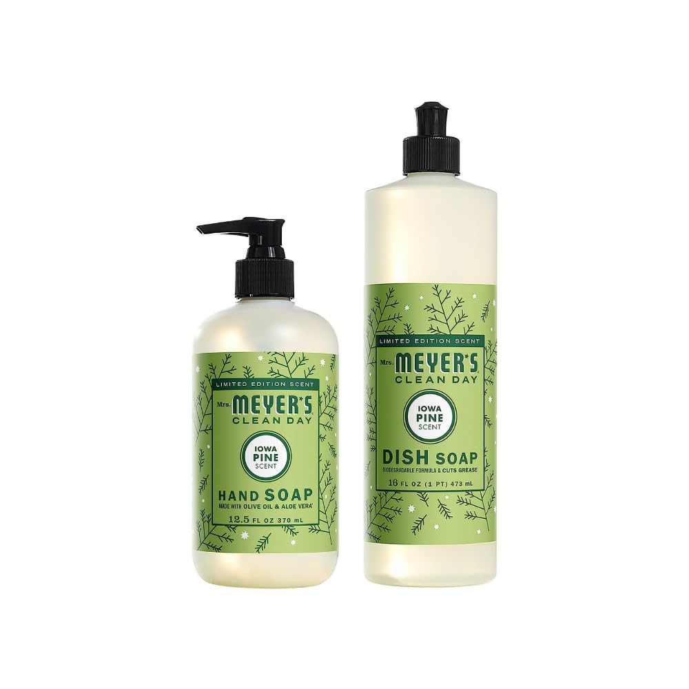 Mrs MEYERS CLEAN DAY Variety 1 Liquid Hand Soap Iowa Pine 12 5 OZ 1 Liquid Dish Soap