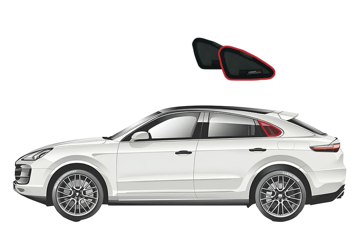 SNAPSHADES osłony okienne do Porsche Cayenne Coupe (9Y3 Coupe; 2019-obecnie)