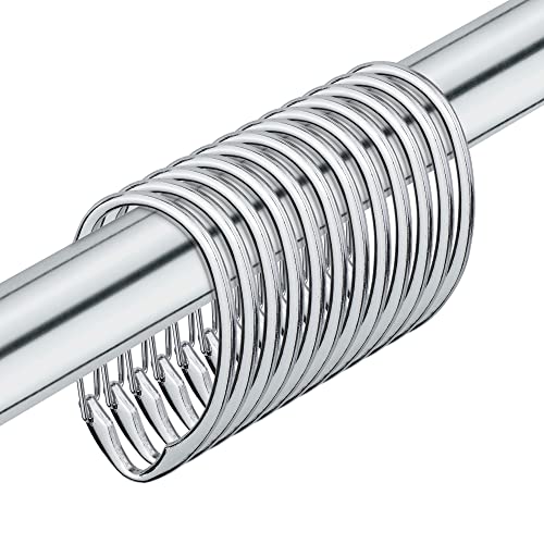 Splash Ganchos de cortina de chuveiro, cromados