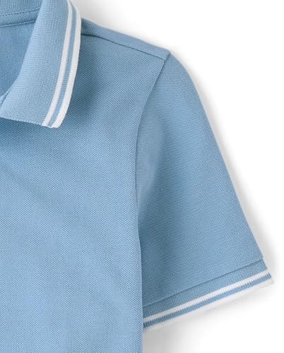 Image of The Children's Place Boys' Uniform Short Sleeve Pique Polo