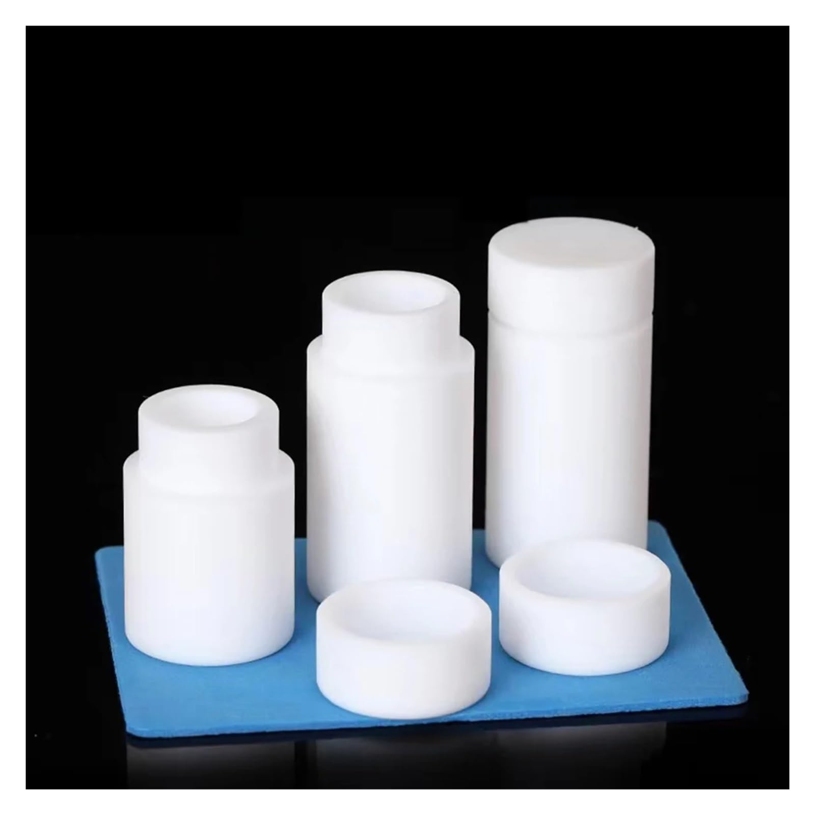 Hydrothermischer Reaktor, Reaktorkesselgefäß 5-500 ml PTFE-Kammer for Autoklaven-Hydrothermalsynthese-Reaktorkessel Ausgekleidetes Gefäß(520ml)