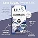 LILY'S Cookies and Creme White Chocolate Style No Sugar Added, Sweets Bars, 2.8 oz (12 Count)