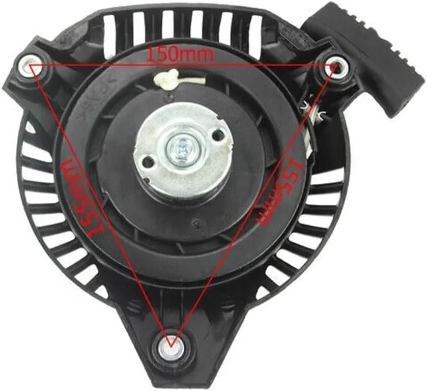 DG99 Starter Lawn Mowers Rope Pull Starter Reverse Starter Hand Starter Metal Material Fit for Most Mowers in Market