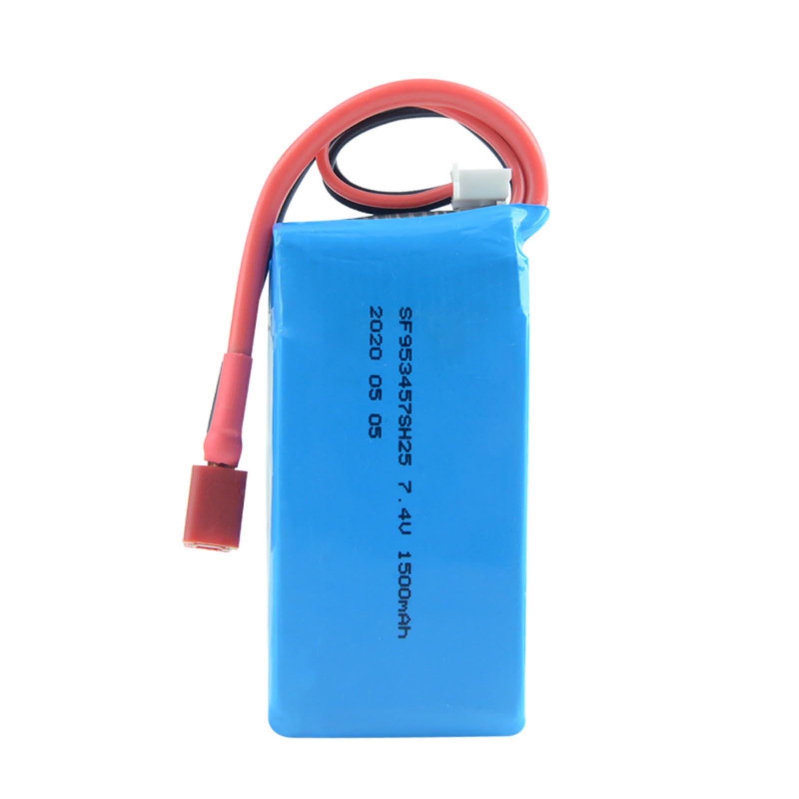 Batería Recargable LiPo 7.4V 1500mAh 25C Con Conector T Para Coches RC WLtoys A959/A969/A979/K929-B