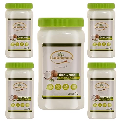 Óleo de coco extra virgem Kit 5 litros