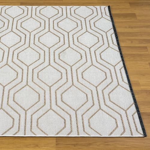 Tapete LUXE WEAVERS blanco 9x12 lavable antideslizante miniatura 5