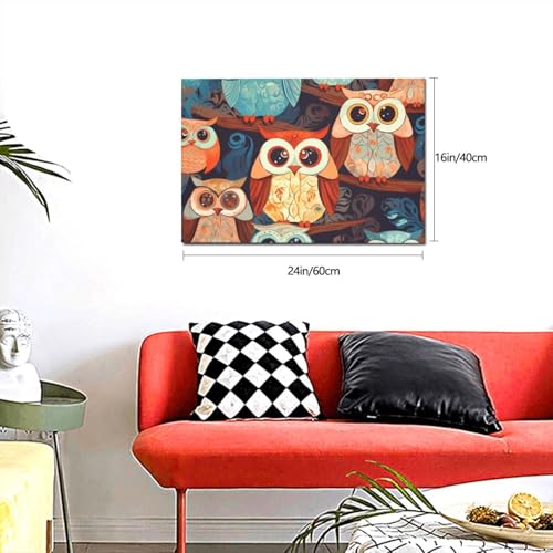 Toile murale moderne encadrée 40x61 cm pour décoration intérieure - 4