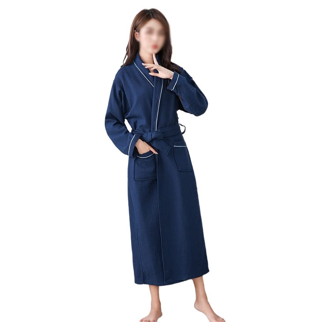 Peignoir bleu marine ample pour femme fini les vêtements étroits avec cette robe longue