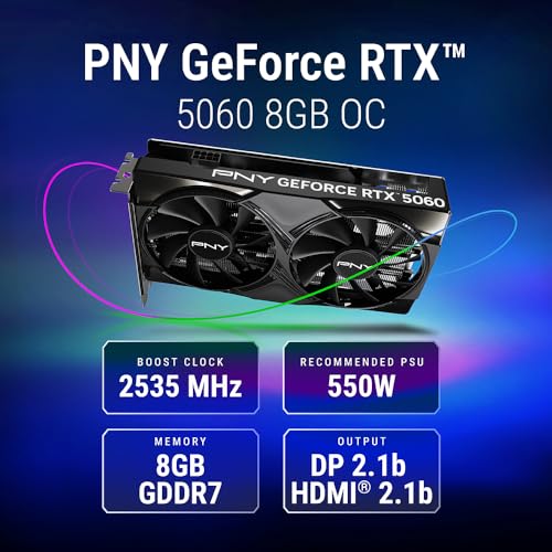 GEFORCE RTX 5060 PNY 8GB para transformar tu zona de juego en casa 2