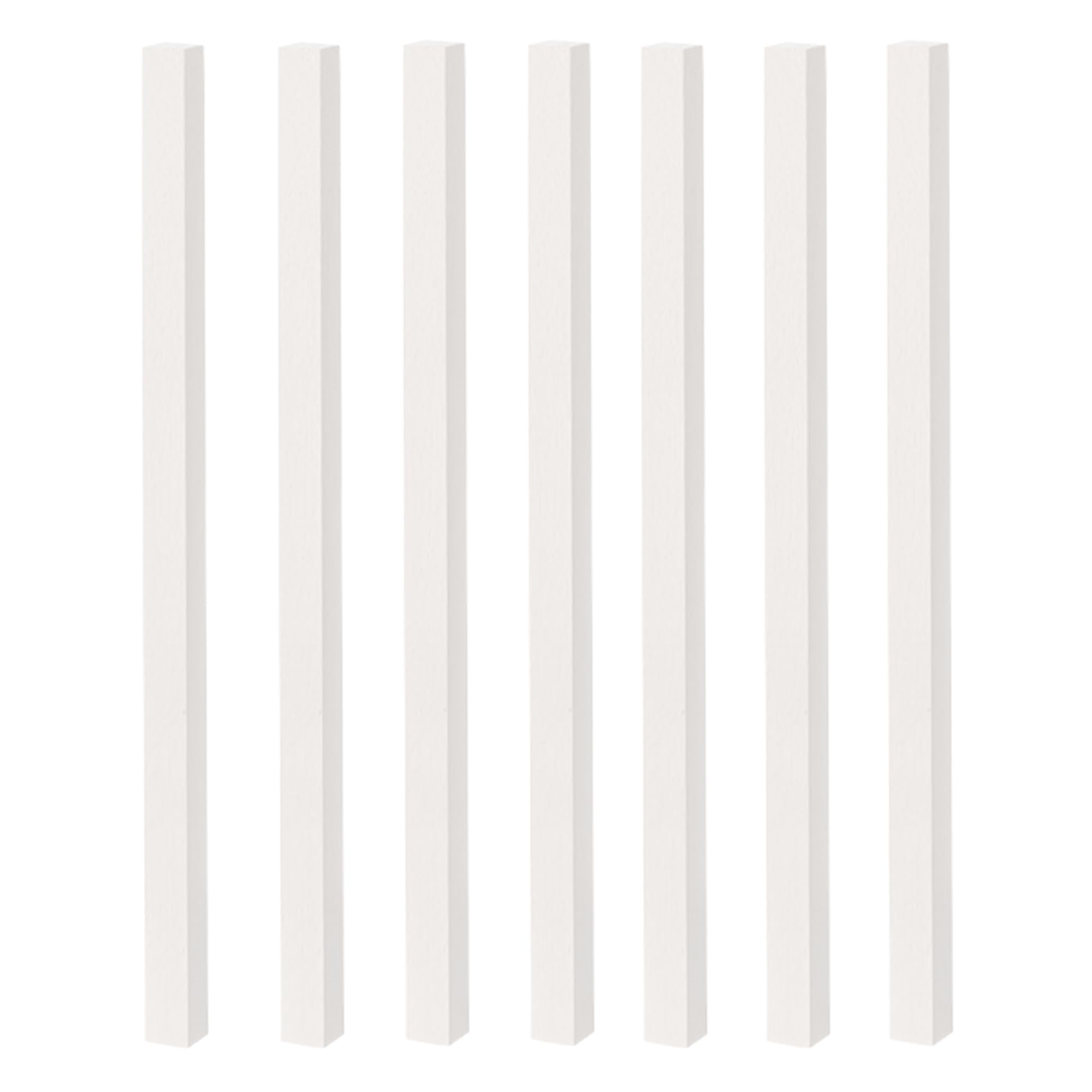 Square 1 3/4" Wooden balusters 1 3/4"x 36" 5361 (Pre Finished White, 36")