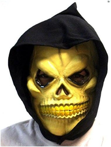 Quality Brand Halloween Yellow Grim Reaper Skull Mask