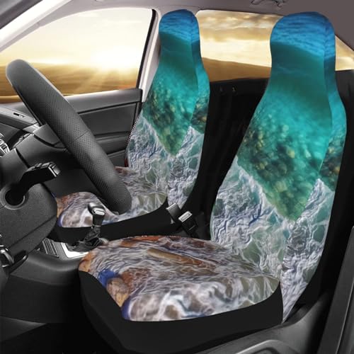 Housses de siège de voiture océan pour protéger vos fauteuils de SUV lors des trajets d'été