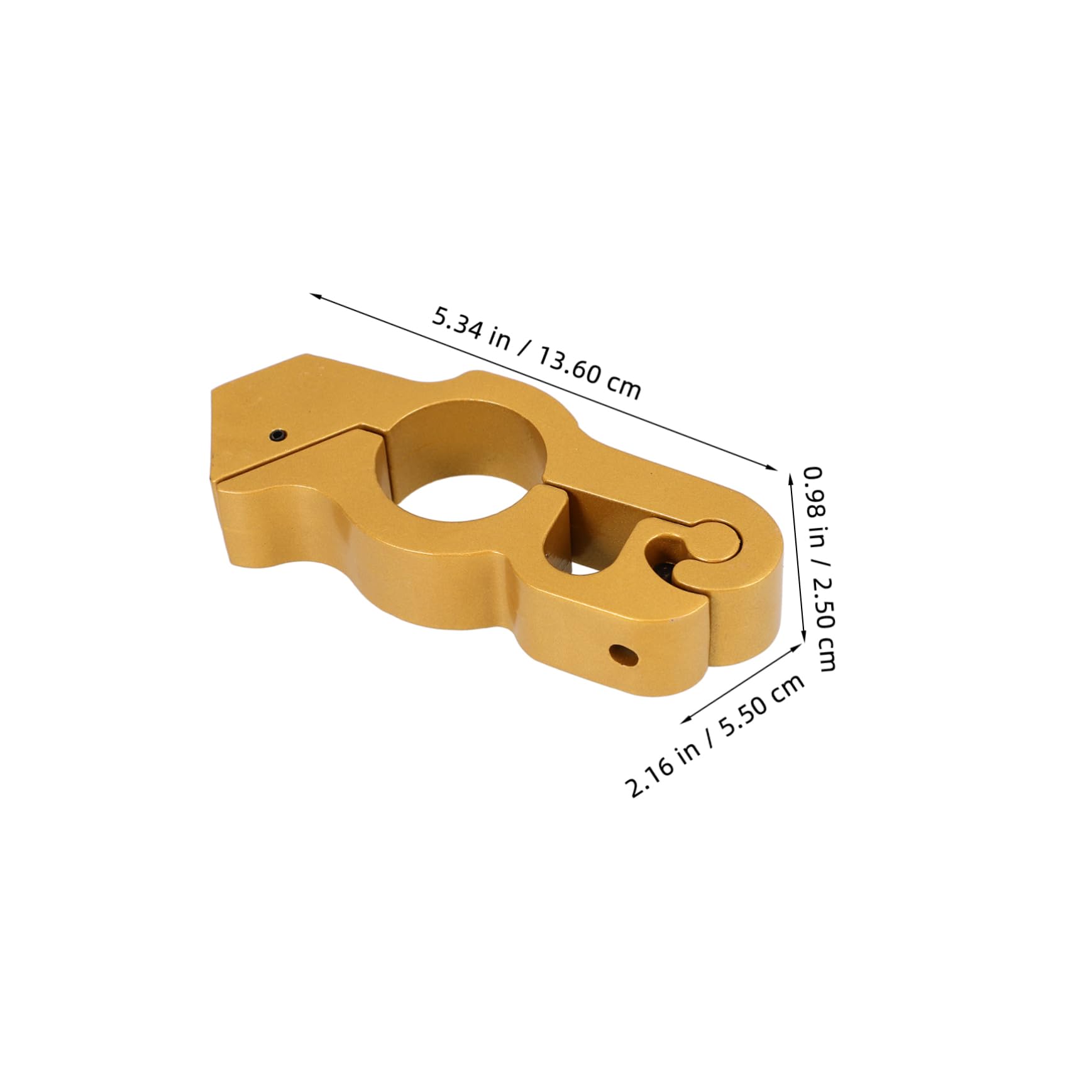5pièces Verrouillage De Guidon De Doré Serrure De Sécurité pour Frein Accessoire Robuste pour Scooter Et Installation Facile Et