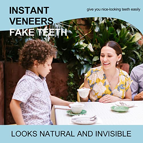 Tooth Repair Kit，Temporary Natural Shade Fake Teeth For Filling The Gap, Moldable Fake Teeth And Thermal Beads Replacement Kit Replace The Missing Or Broken Tooth-6Pcs（D-3) #TOP2