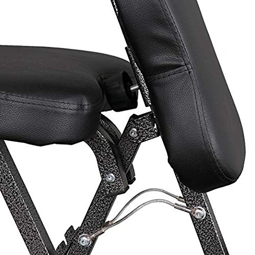Homgarden Portable Lightweight Massage Chair Leather Pad Travel Massage Tattoo Spa Chair W/Carrying Bag #TOP4