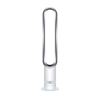 Dyson Cool AM07 Air Multiplier Tower Fan, White/Silver