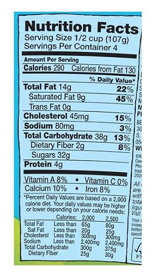 Ben & Jerry's Non-GMO, Cage-Free, Fairtrade Ingredient Ice Cream Pints, Pack of 6 (Phish Food)