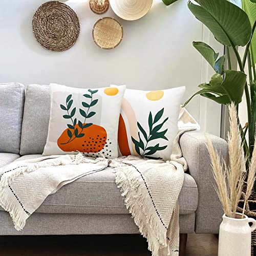 Cygnus 18X18 Inch Abstract Throw Pillow Cover With Zipper Velvet For Sofa Couch Living Room Bed Boho Soft White Set Of 4 #TOP2