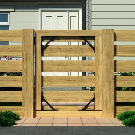 Miniatura 9 de JUBEST Soporte de esquina de puerta resistente, kit de puerta antihundimiento, accesorios de puerta ajustable para valla de madera, entrada, puertas