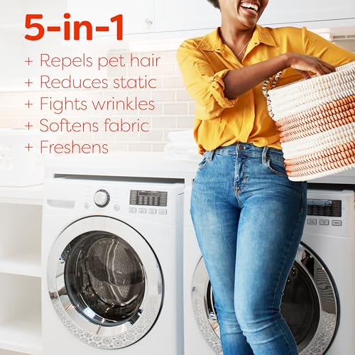 Bounce Mega Secadora de pelos e fiapos para lavanderia, amaciante de tecido com 3 lutadores de pelos
