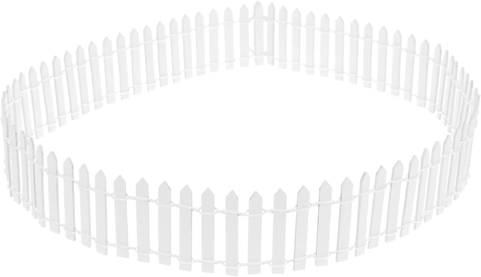 MAGICLULU White Picket Fence Mini Fence Miniture Decoration Flower Pot Decorations White Fence Colorful Decor White Decor Decorative Fence Garden Fence Wooden Small Fence Miniature