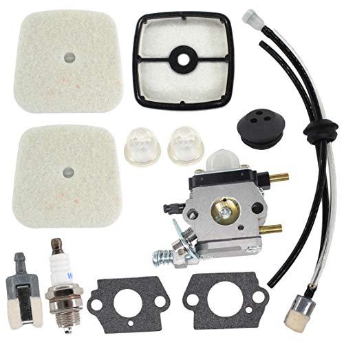USPEEDA Carburetor Air Filter Kit for Little Wonder 2216D 2224D 2230D 2230S 2242S Gas Hedge Trimmer Carb
