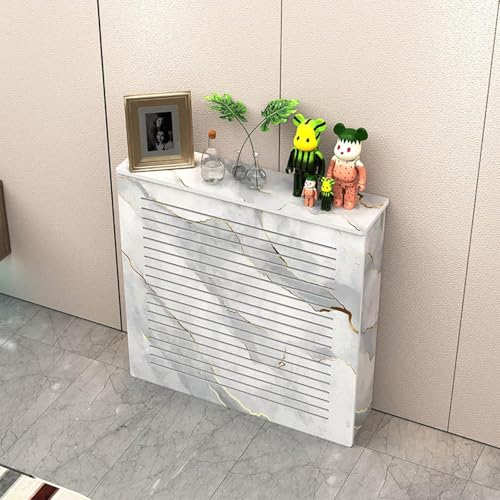 Étagère de salle de bain et cache-radiateur PVC pour décoration salon