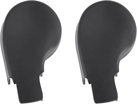 Hubceuo 2 Pack Rear Window Wiper Arm Cover Cap 5K6955435 5K6955427A for- Atlas 2018-2019, black, 500170097