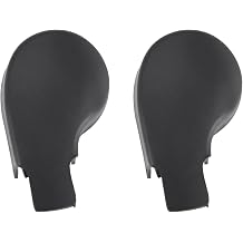 2 Pack Rear Window Wiper Arm Cover Cap 5K6955435 5K6955427A for- Atlas 2018-2019, black, 500170097