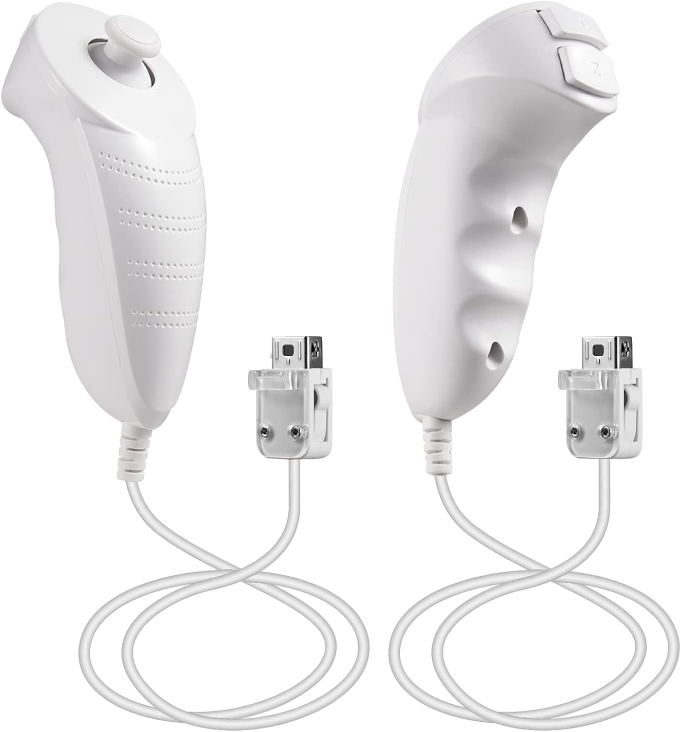 2 Pack Nunchuck Controller for Wii, FISUPER Replacement Remote Video