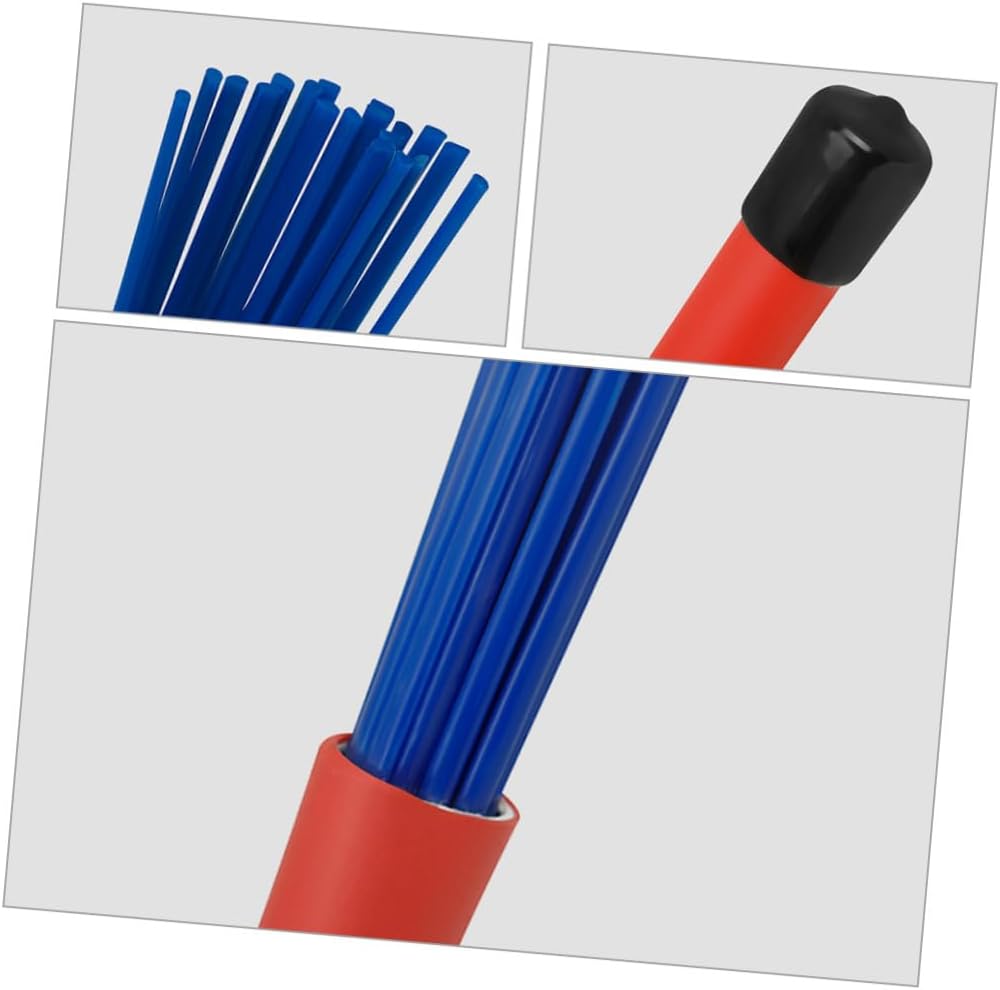 Mikinona 1pair Retractable Jazz Drum Brushes Wire and Portable Drum Brush Percussion Enthusiasts and Beginners