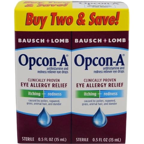 Opcon-A Eye Drops 15 ml (Pack of 4 Twin Packs) Cover