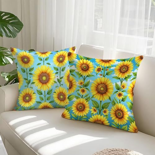 Housse Coussin Velours 75x75cm Imperméable avec Zip Invisible - 3
