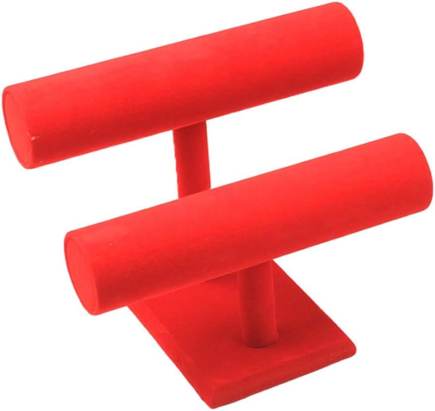 Bracelet Holder Red Double-layer Display Shelf Props, Watch Storage Bracket
