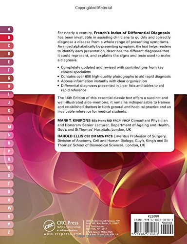 French's Index of Differential Diagnosis an A-Z 1