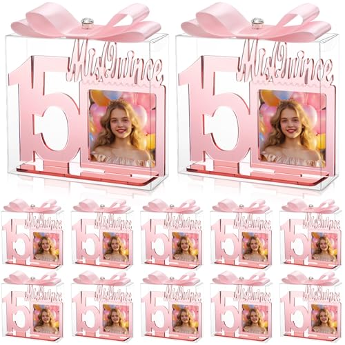 Geelin 12 Set Quinceanera Party Favors for Girls Recuerdos Para