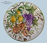  Piatto da muro Melograni Limoni Uva Ceramica Handmade Le Ceramiche del Castello Nina Palomba 100% Made in Italy