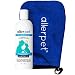 Allerpet Dog Dander Remover, 12oz Bottle + Bonus Pet Mitt Applicator to Easily Apply Solution to Your Pet - Scientifically Proven for Effective Dog Allergy Relief - Proudly USA Made