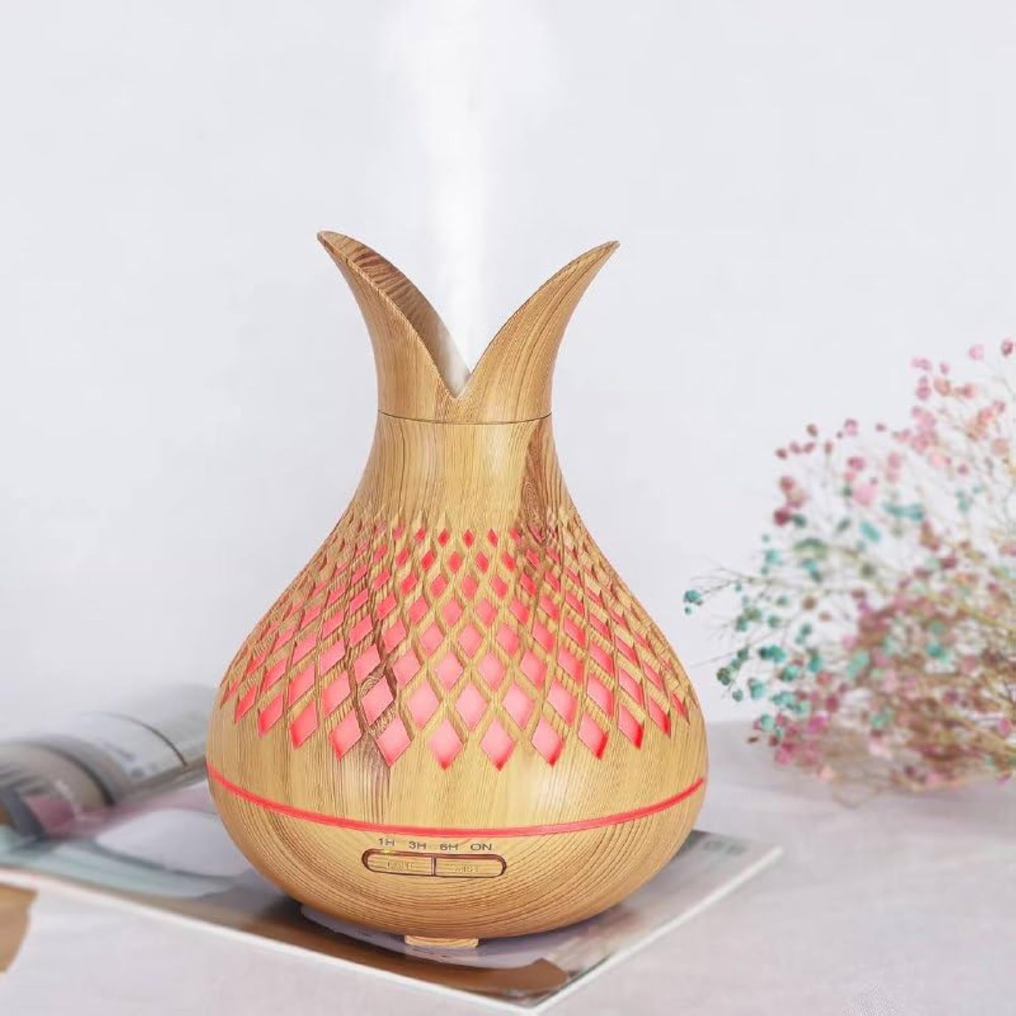 Wooden Mist Humidifier Essential Diffuser