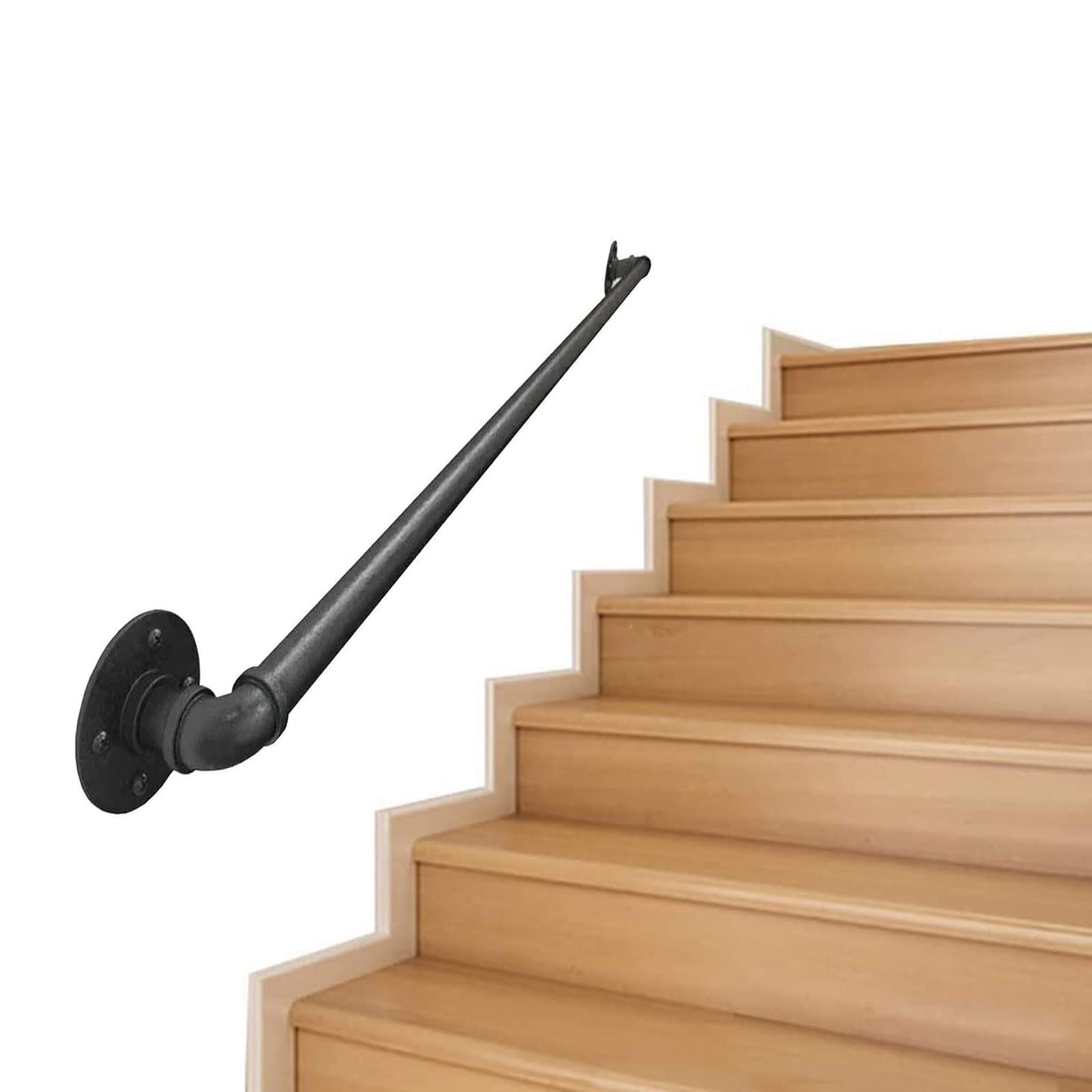 Soporte de barandilla de pared de 6 pies para pasamanos seguro y elegante